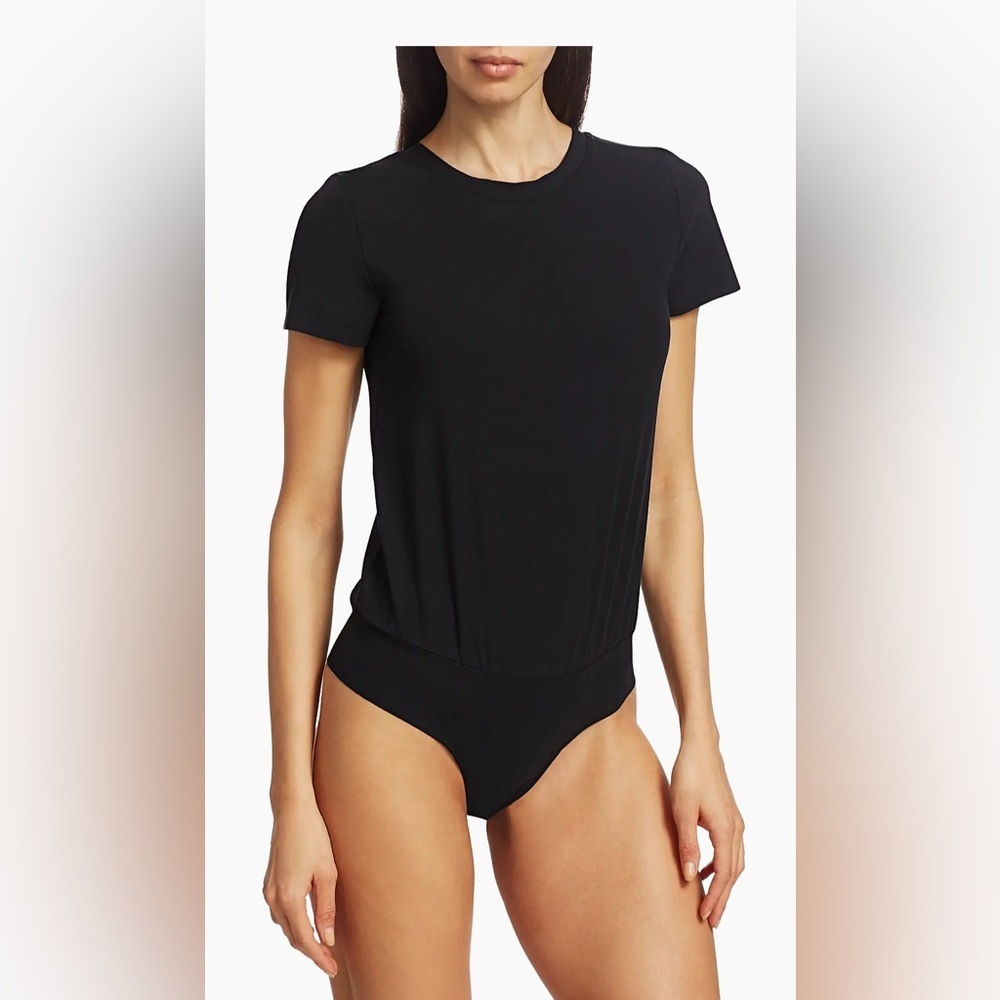 NEW Commando Essential Cotton Crewneck Bodysuit Tee Shirt Size M